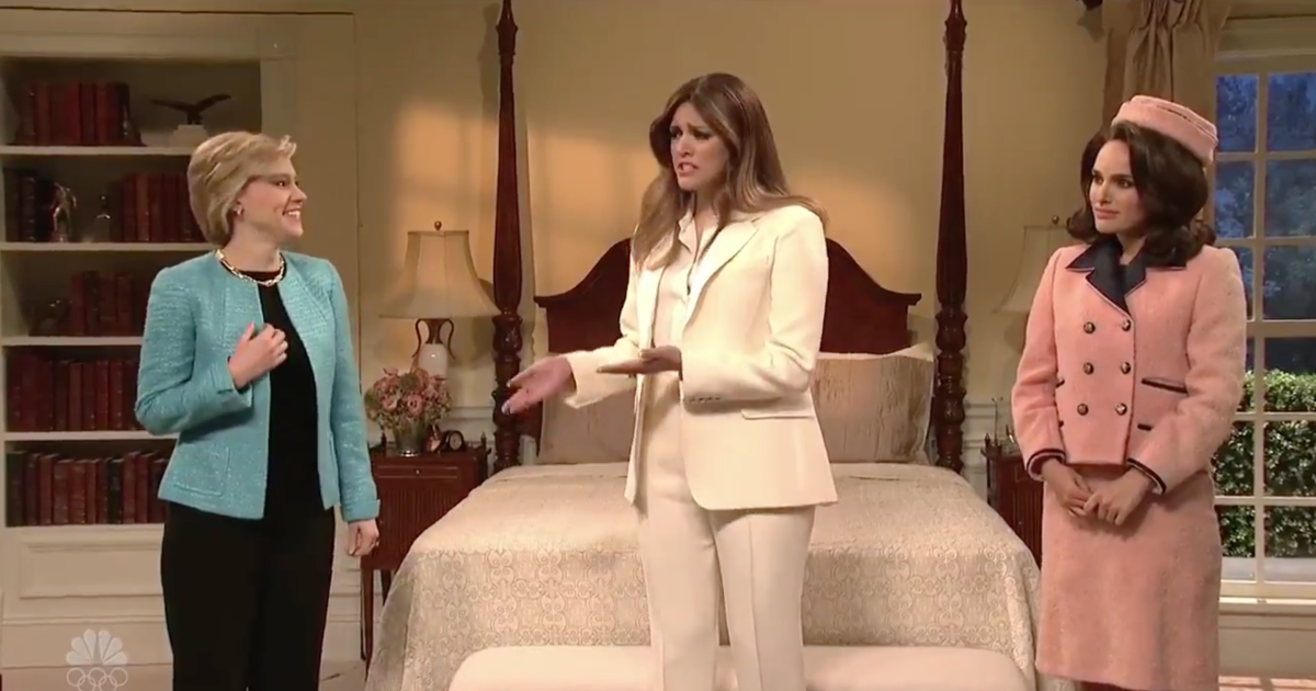 SNL Natalie Portman’s Jackie Kennedy and utterly different identical