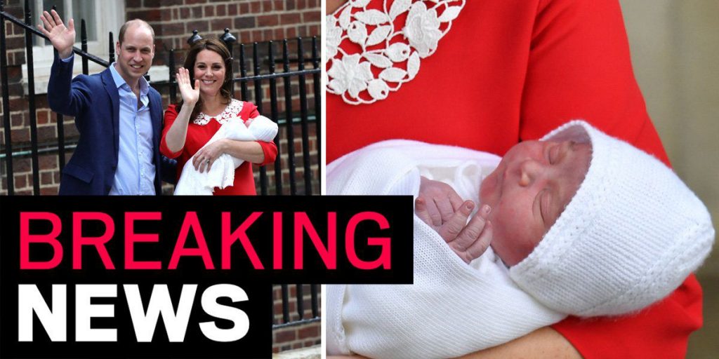 First image of unique royal toddler after Duchess of Cambridge affords birth to prince