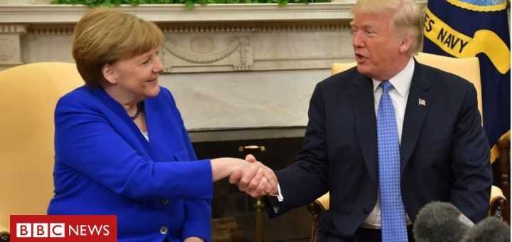 Trump hails ‘unparalleled’ Merkel