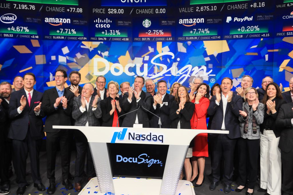 DocuSign and Smartsheet Boomed on First Day Trading After Their IPOs