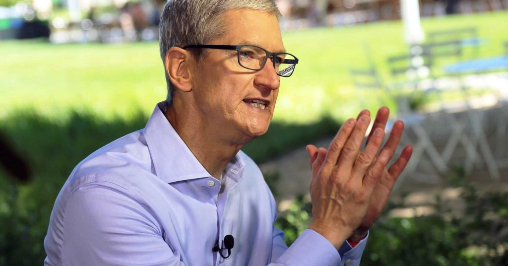 Apple CEO Tim Cook dinner takes a victory lap as China income rockets on power of iPhone X