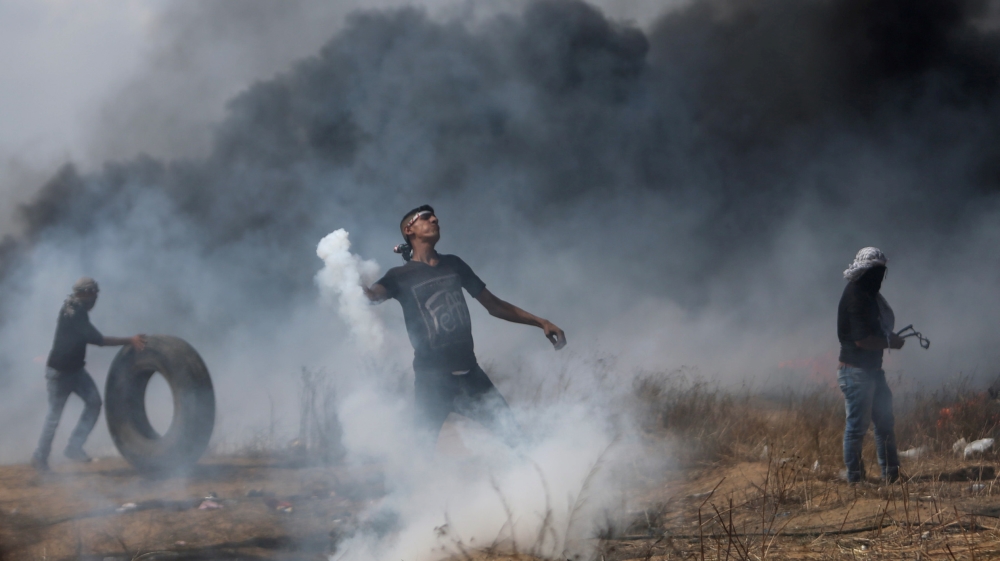 Palestinians face explosive bullets, unhealthy gas bombs