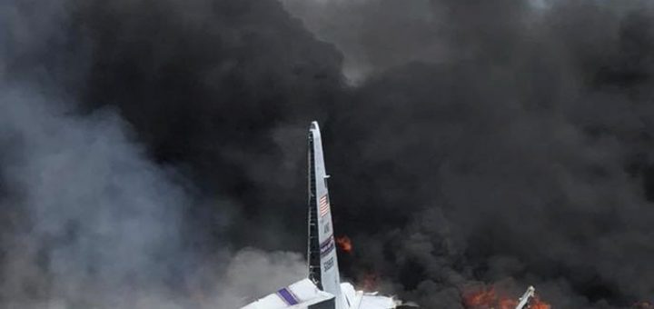 Militia cargo airplane crashes in Georgia, killing 5