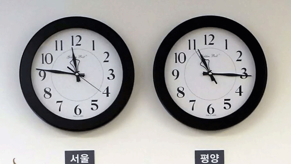 North Korea syncs clocks with South in display of reconciliation