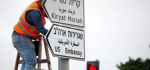 ‘US Embassy’ boulevard indicators appear in Jerusalem
