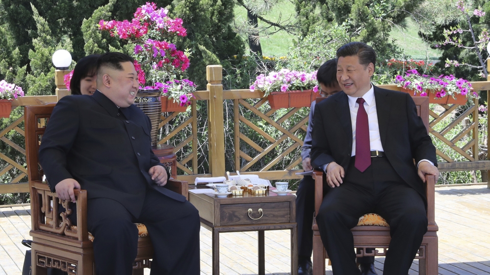 North Korea: Kim Jong-un met Xi in China ahead of nuclear talks