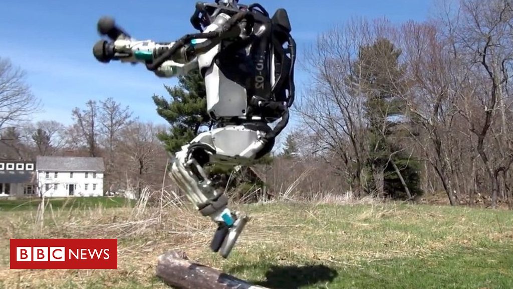 Atlas the robotic shows off operating skills