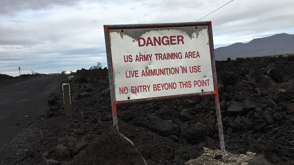 Native Hawaiians face up to ‘bombing’ of their sacred lands