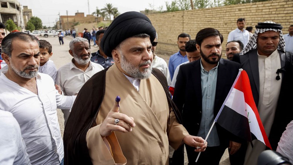 Shia cleric Muqtada al-Sadr leading in Iraq’s election