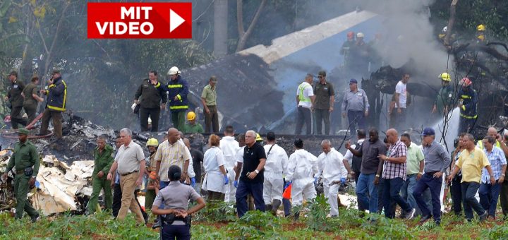 Kuba: Flugzeug mit 110 Menschen an Bord nach Begin abgestürzt