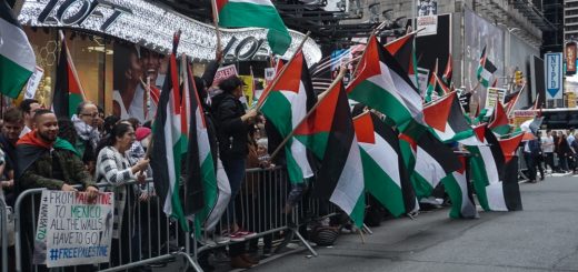 Some distance-off from Gaza, a showdown on NYC’s Times Sq.