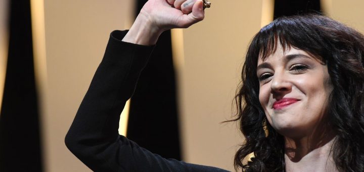Asia Argento closes Cannes with mighty phrases for Harvey Weinstein