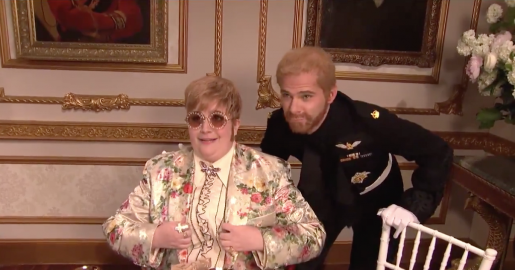 Prince Harry provides internal scrutinize at raucous royal wedding event in SNL finale