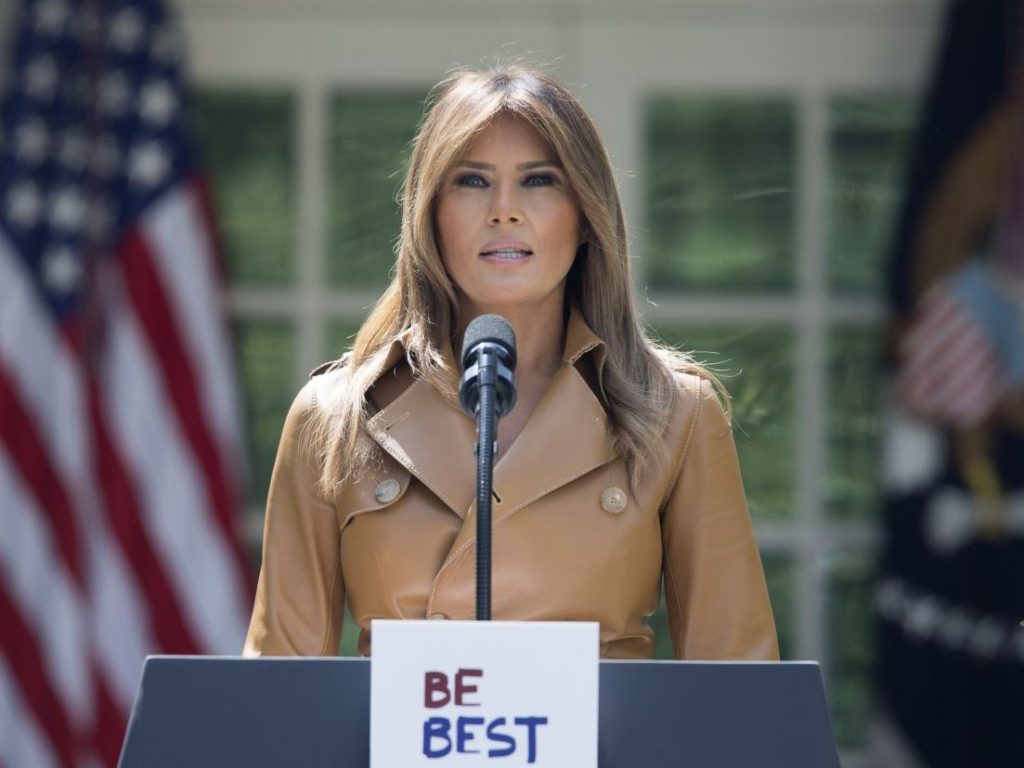 Donald Trump misspells associate Melania’s title in ‘welcome dwelling’ tweet after kidney operation