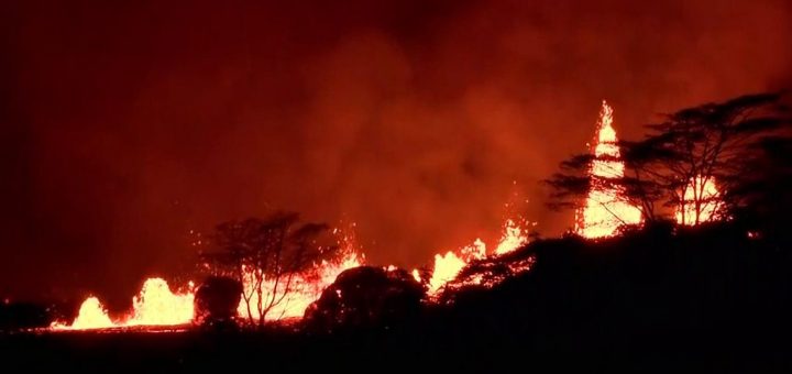 Man badly ruin by lava spatter in Hawaii