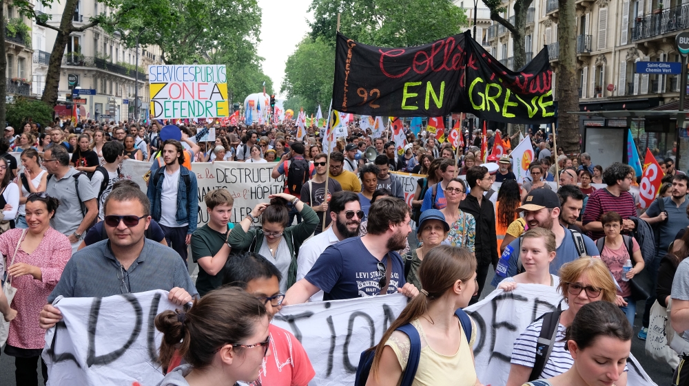 Thousands of public workers negate in opposition to Macron’s reforms