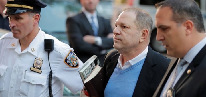 Weinstein surrenders to police, faces sexual misconduct charges