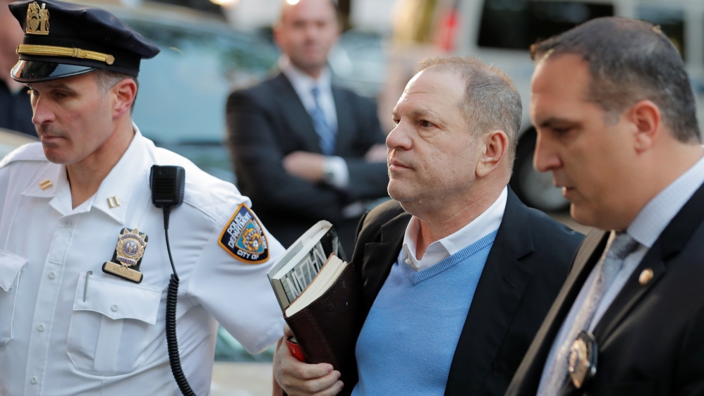 Weinstein surrenders to police, faces sexual misconduct charges