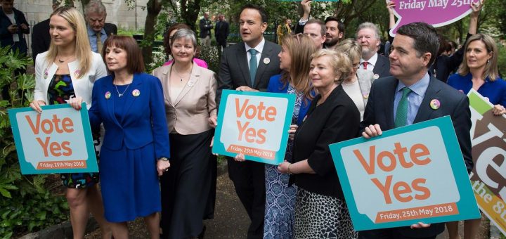 Irish Vote to Liberalize Abortion Legislation, Exit Poll Indicators