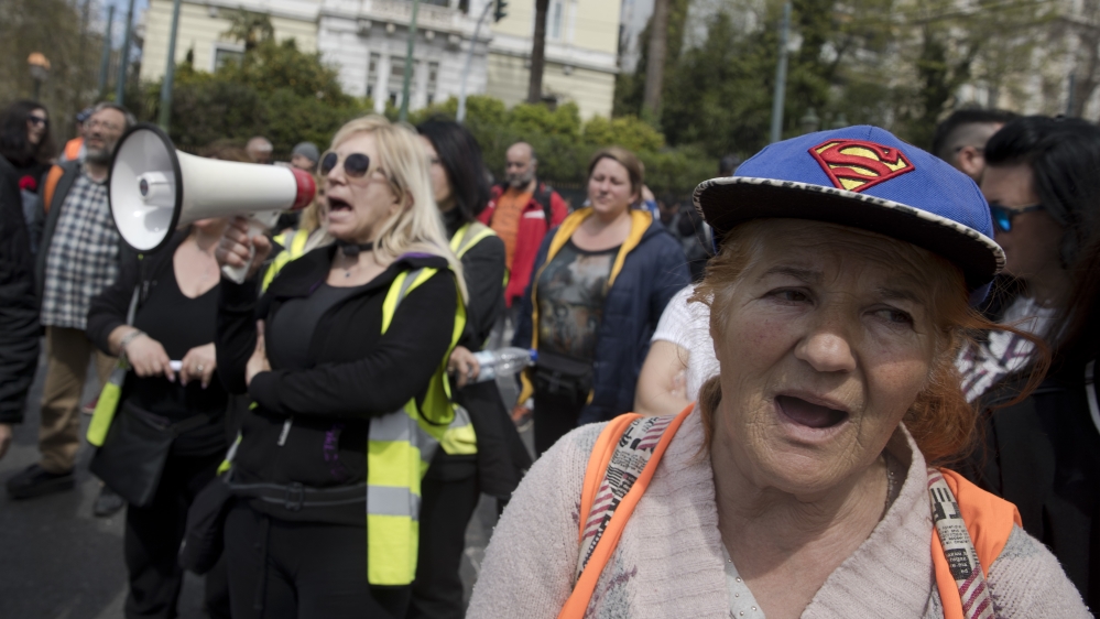 In Greek financial system’s vicious cycle, workers lose most