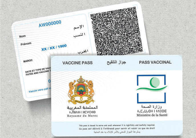 Pass vaccinal et test PCT negatif pour entrer au Maroc