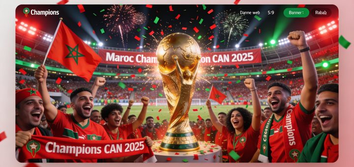 Maroc sacré champion d'afrique des nations CAN 2025