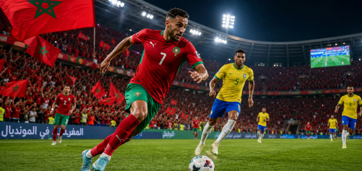 Maroc vs Brésil en direct